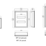 rozdzielnice eleektryczne rpt rysunek techniczny