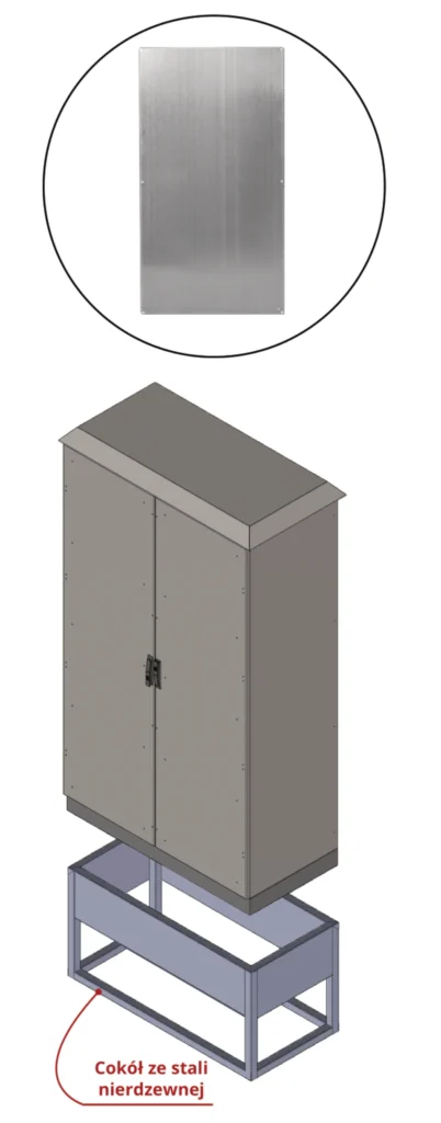 STREETBOX cokol stal nierdzewna