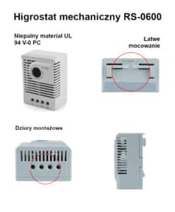 Higrostat mechaniczny rs 0600, cechy i zalety (2)